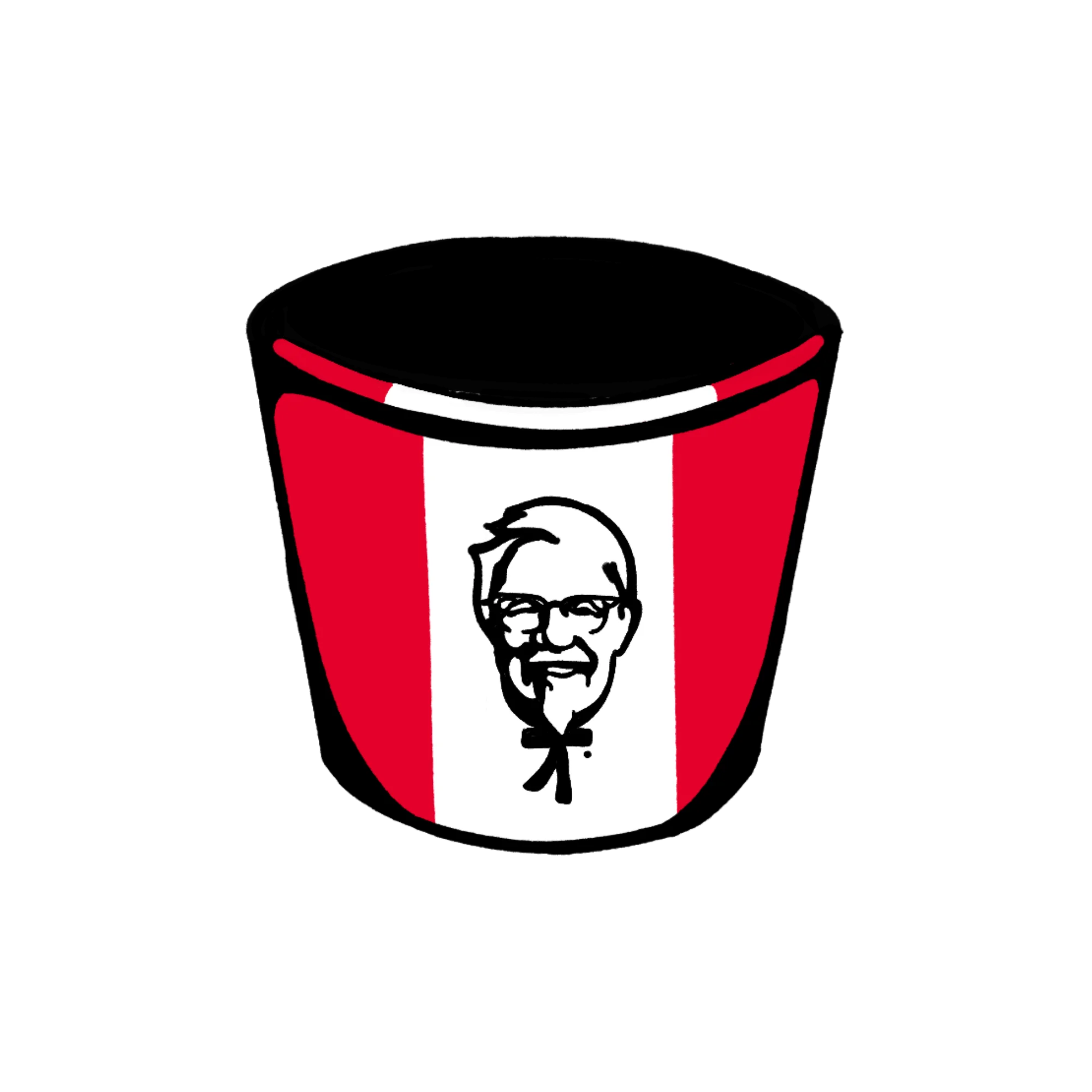 Menus Bucket para 3