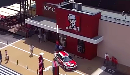 Grand Opening KFC @Porto with rally show