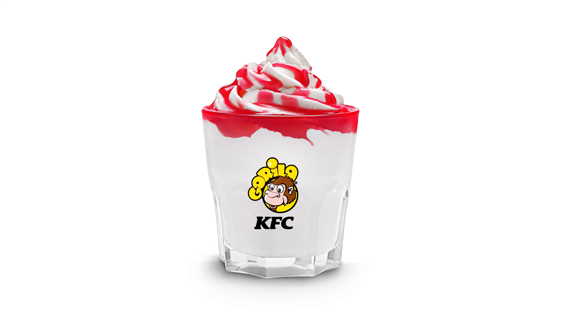 Mini Sundae Gorila de Morango